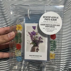 Urban Outfitters Instax Mini Acrylic Photo Album